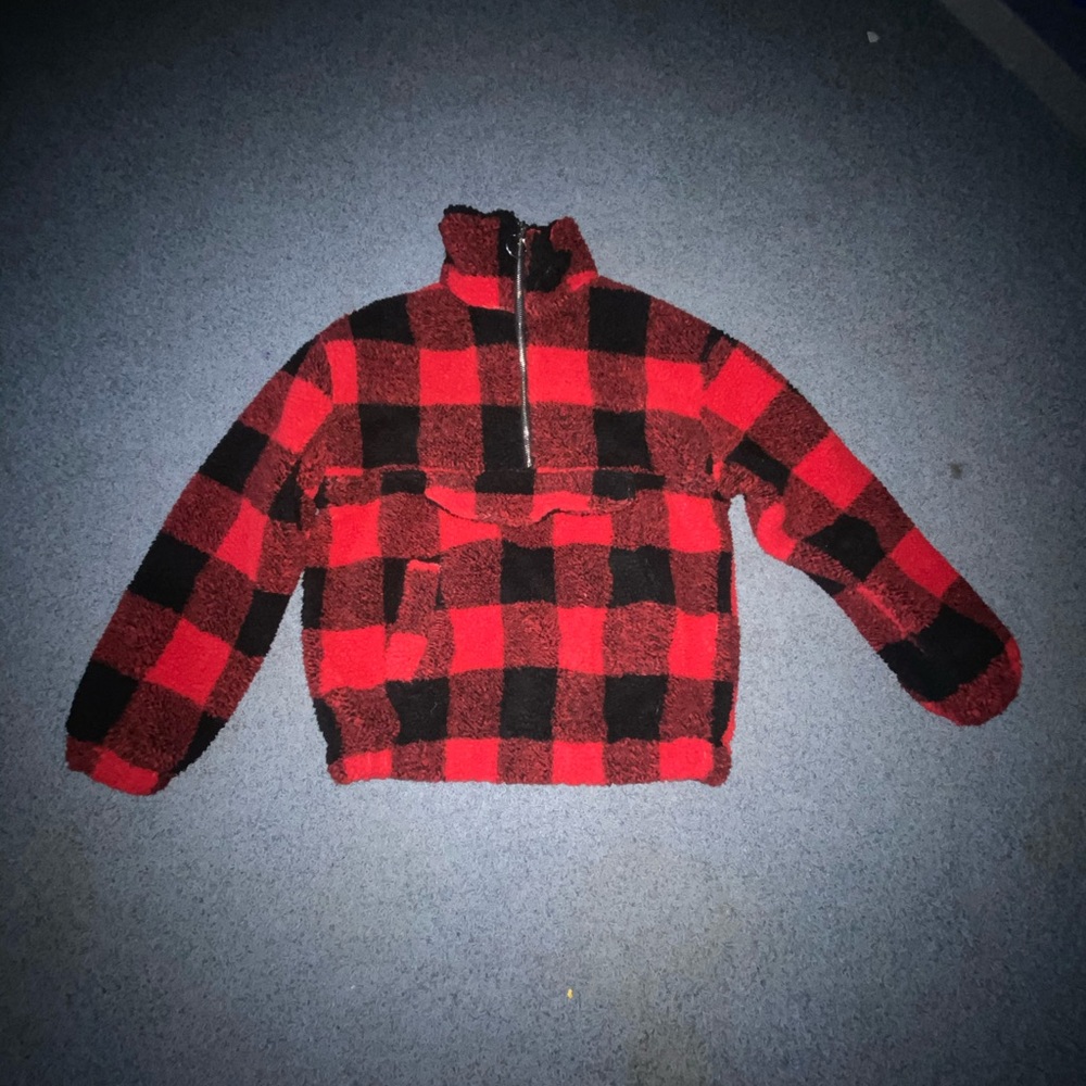 Fluffy Flannel Jacket